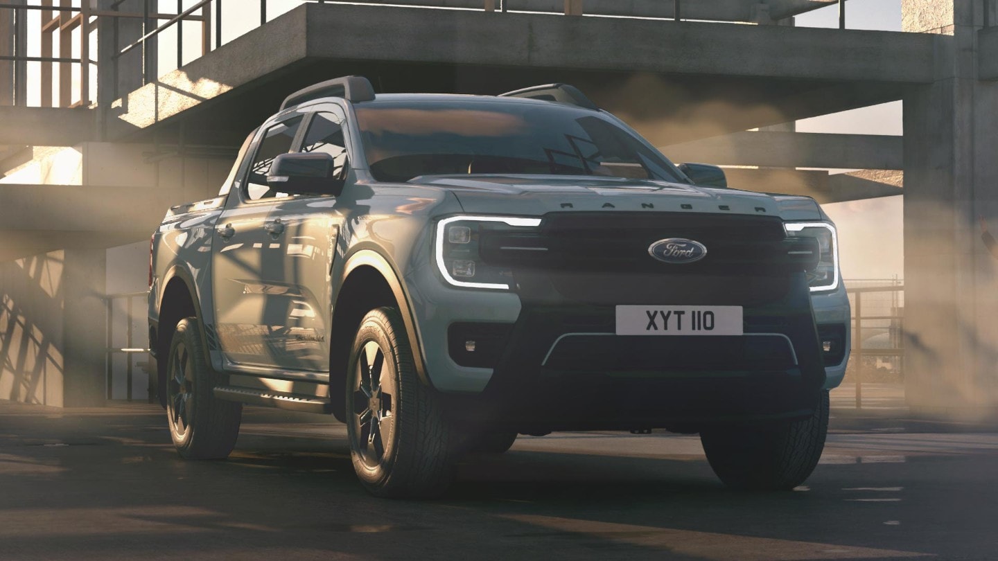 Ford Ranger PHEV side view